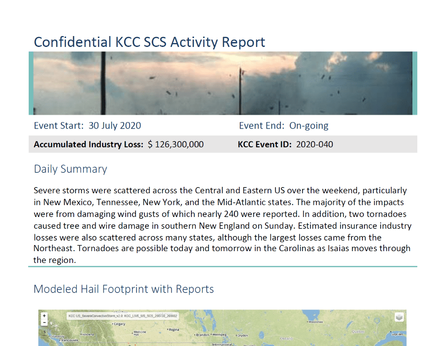SCS Event Reports
